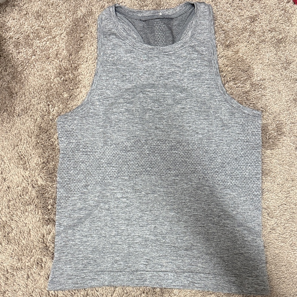 lululemon athletica Gray Tank Top